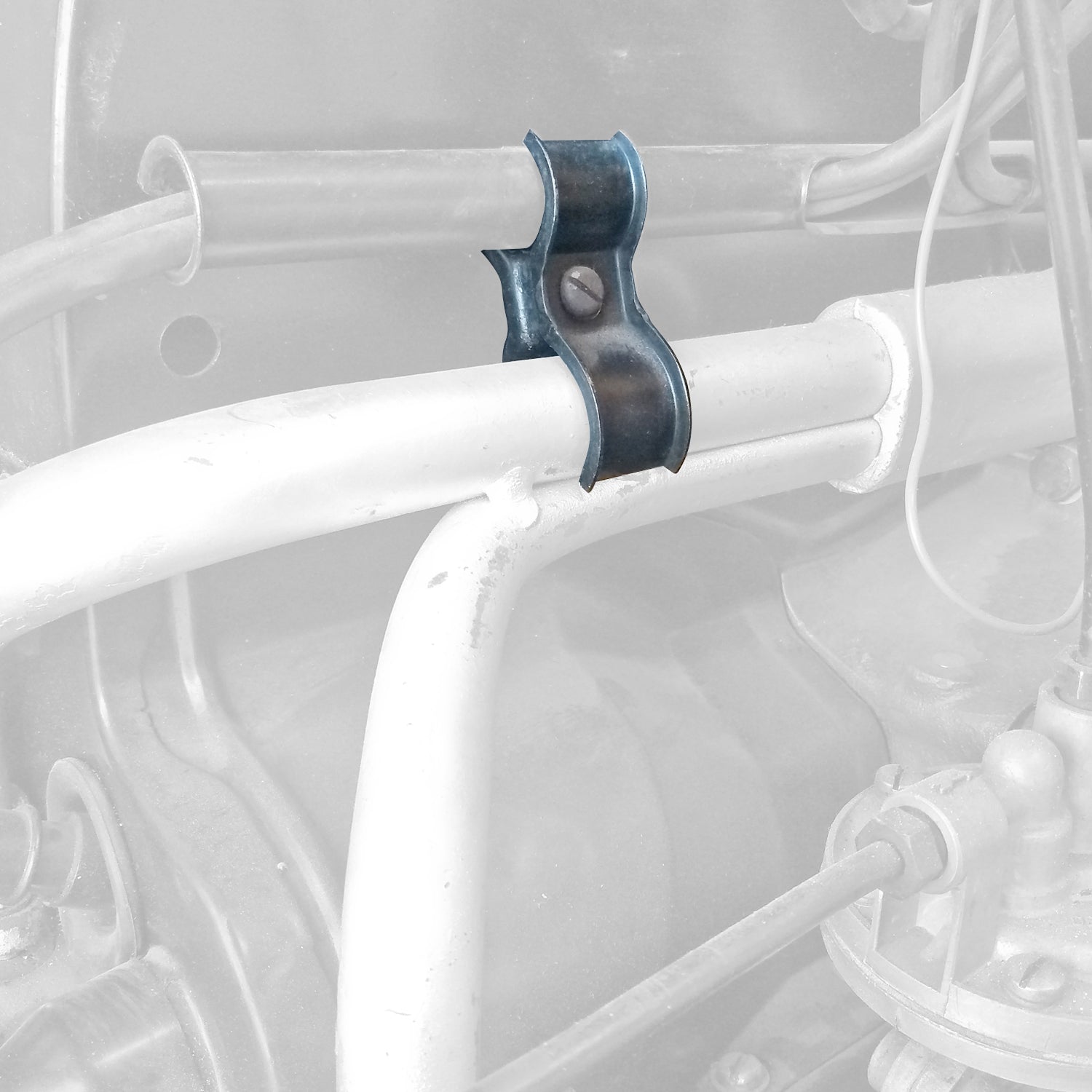 Bougiekabel tube klem 25-30pk detail — T1, Kever, KG