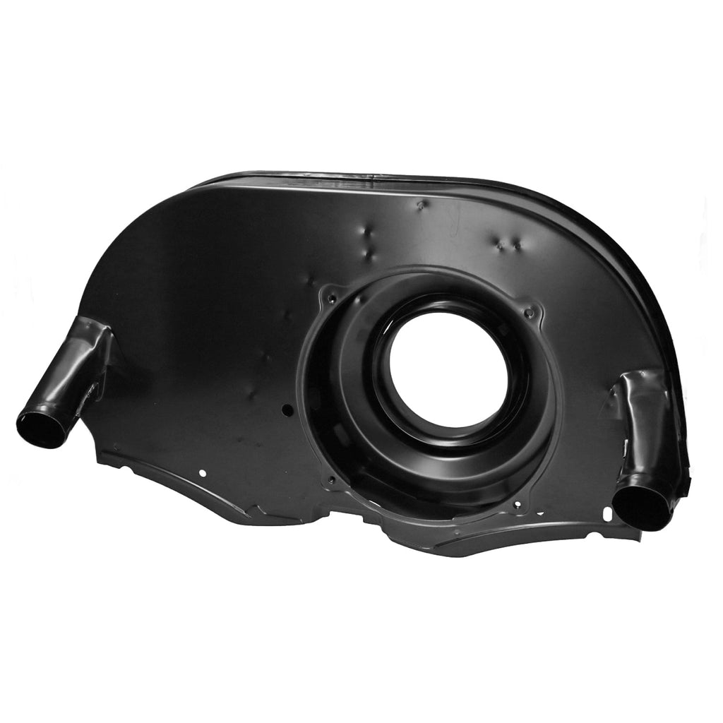 Koelkap 'OE-style', 13/1600 dubbelpoorts (zwart) voor T1, T2, Kever, KG — VintageDub