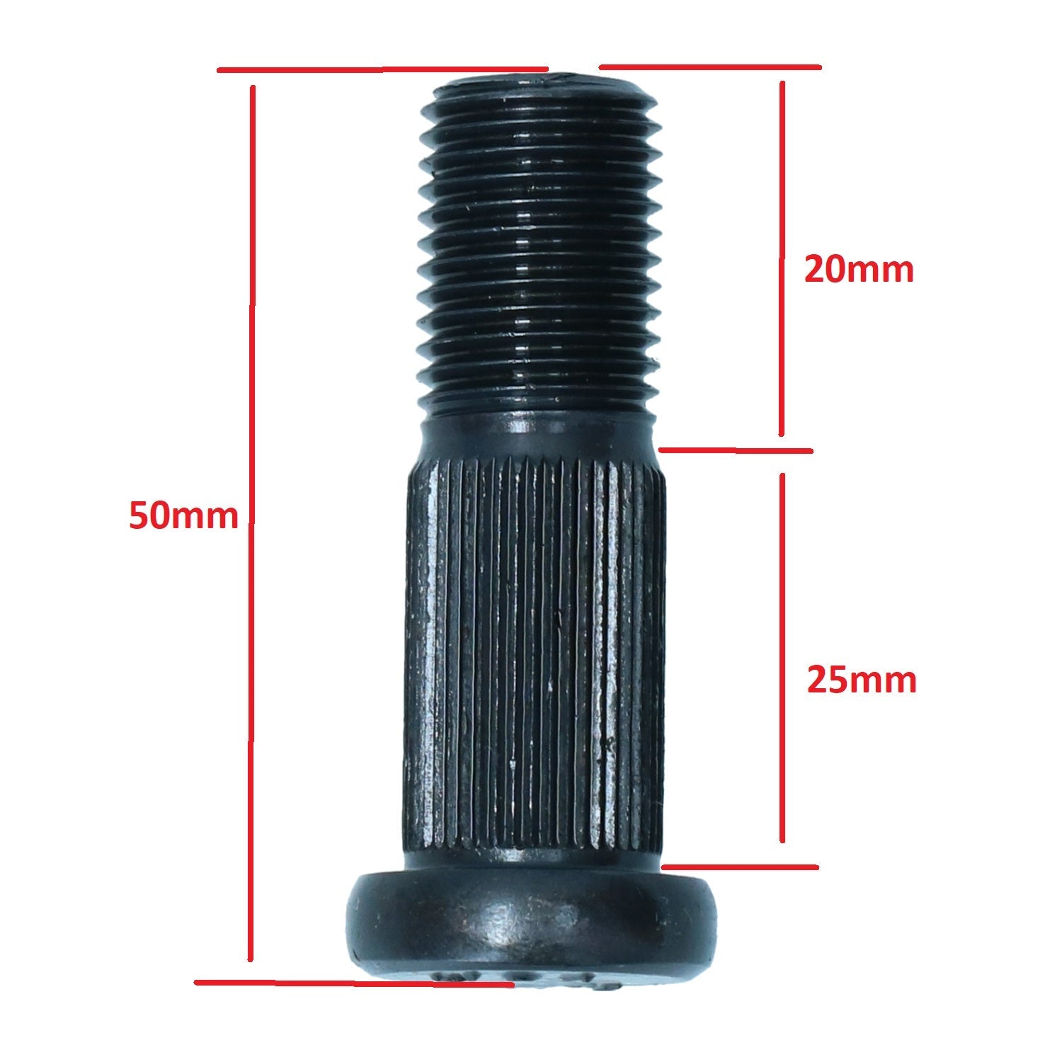 Wielstud vooraan, M14 x 50mm detail — T2