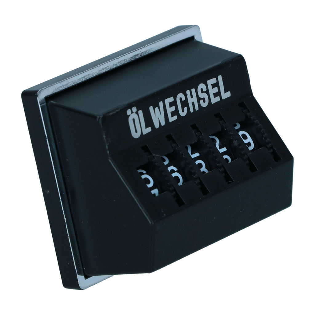 Day counter 'Ölwechsel' - Black