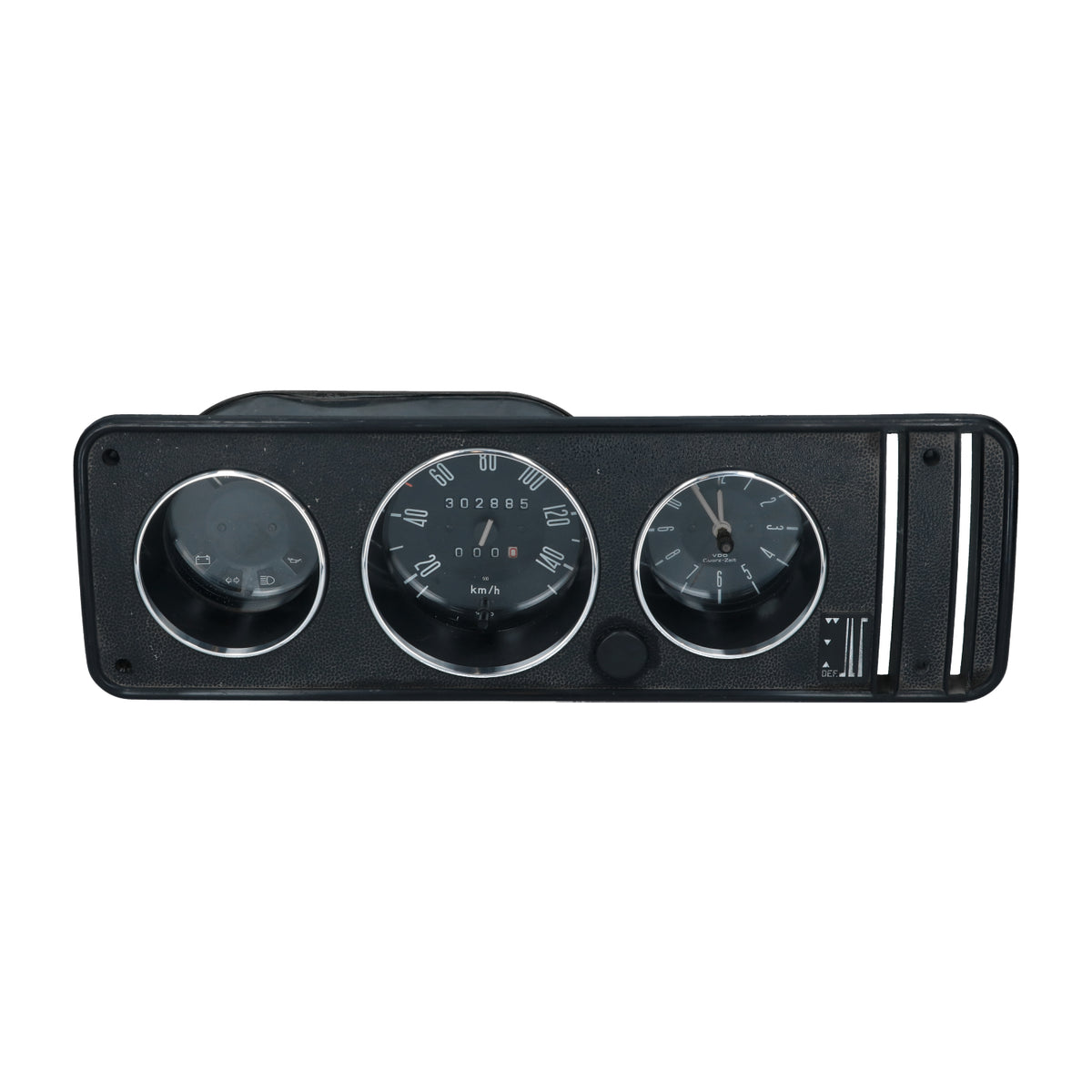 VW T2 Bus | Ring set instrument panel 3-piece (Aluminium)
