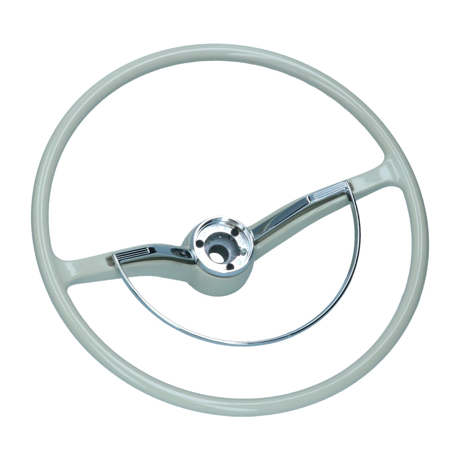 Stuur met claxonbeugel, zilver-beige voor Kever, KG — VintageDub