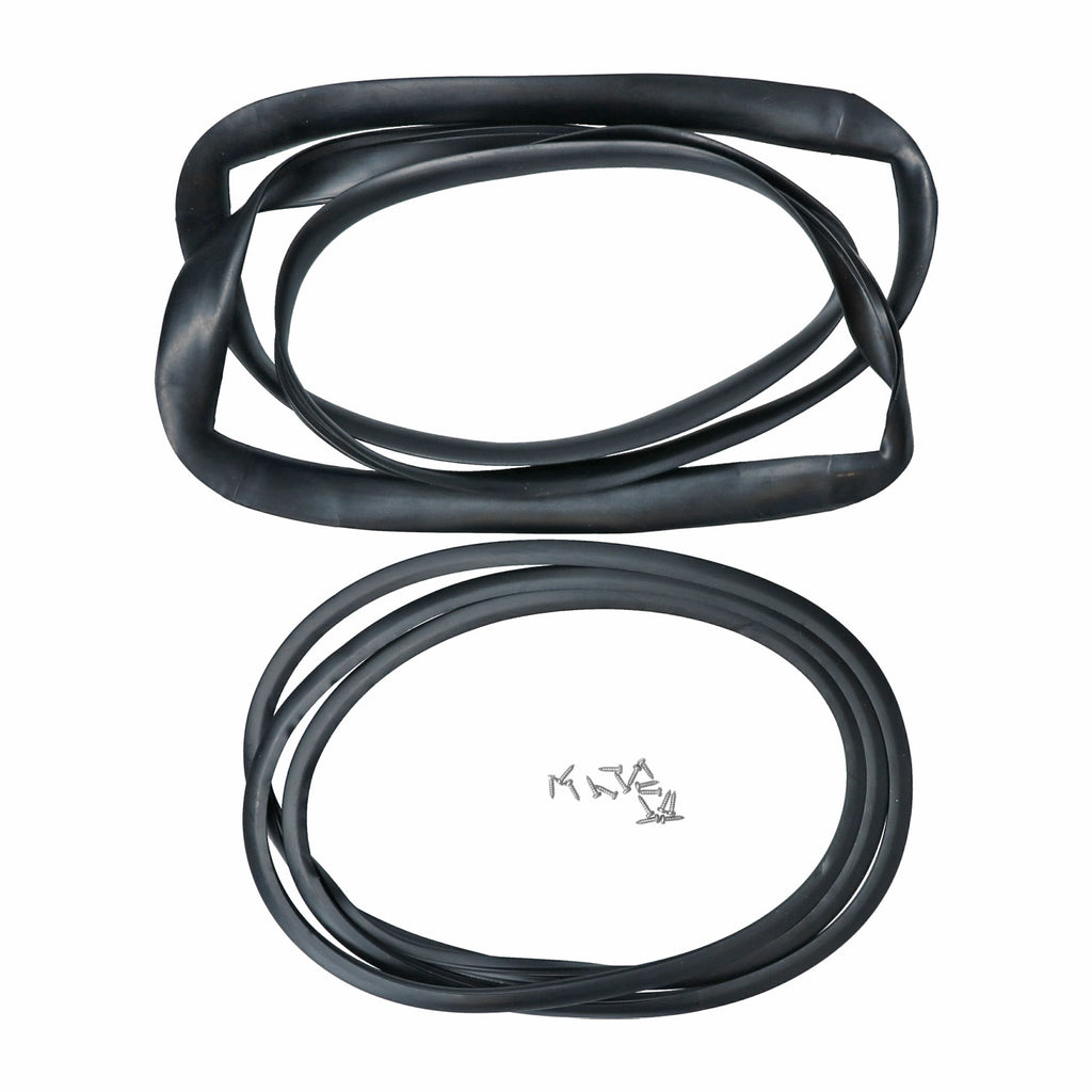 VW T3 Bus | Westfalia louvre window complete - black - knob left | 05/79-07/92