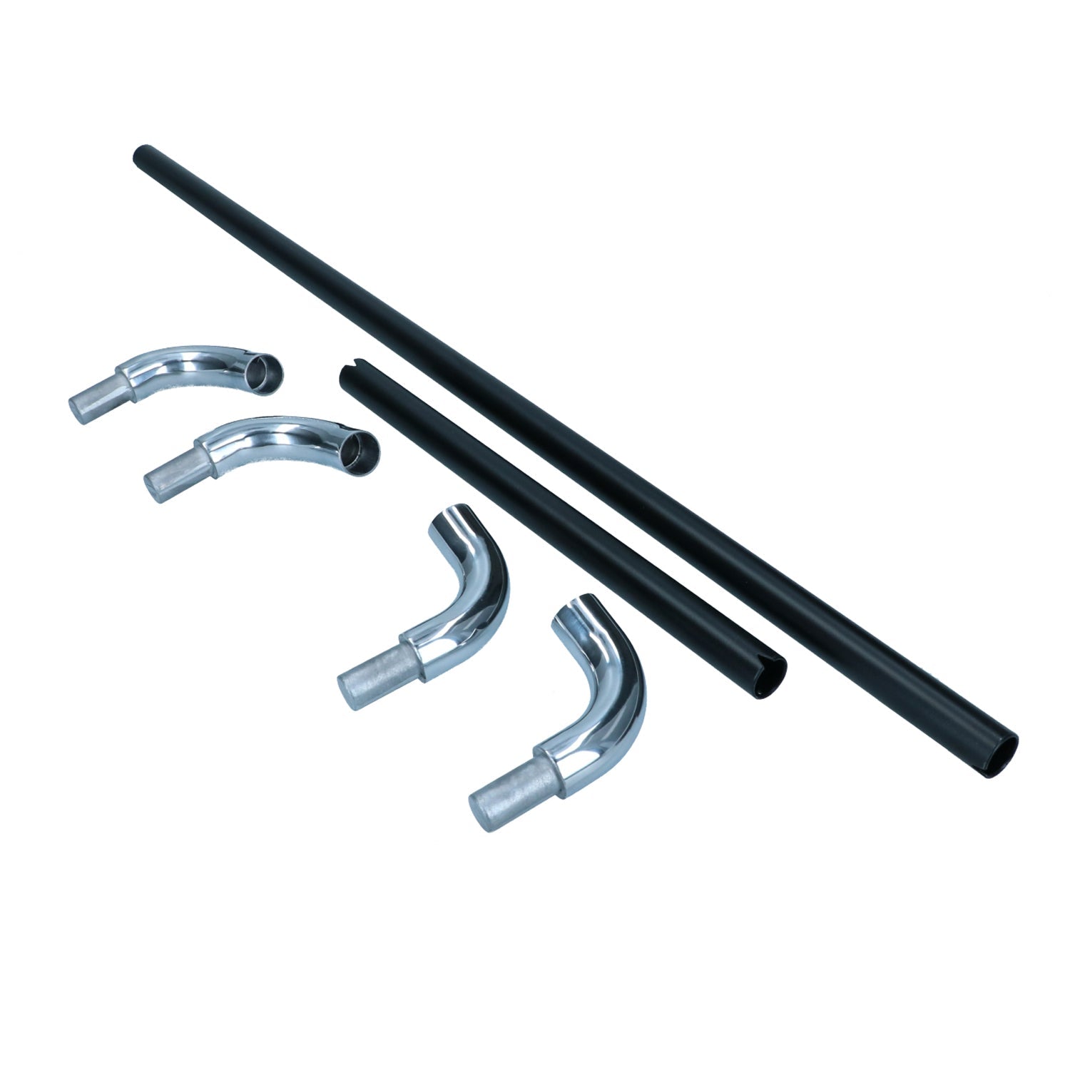 Handvat middenbank, 3-zit (set) zwart detail — T1
