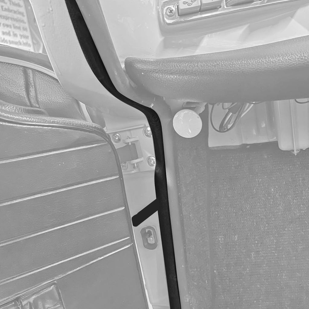 Rubber op A-stijl detail — KG