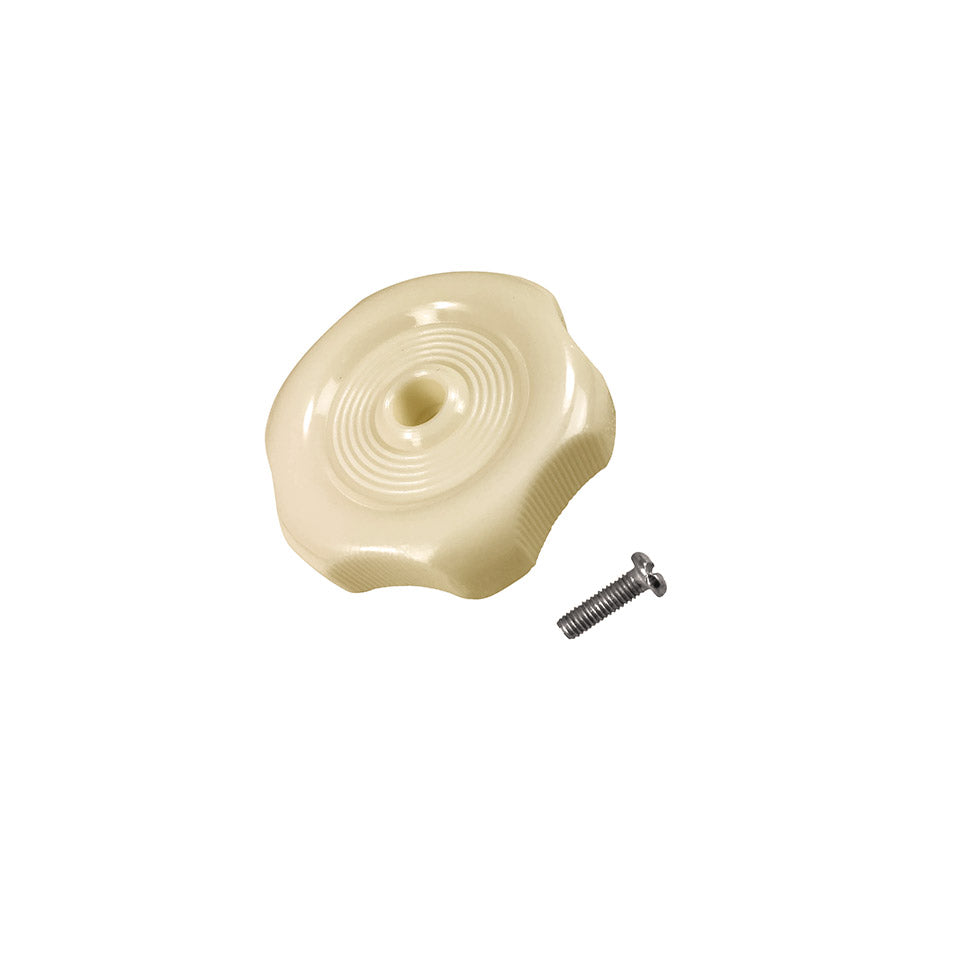 Draaiknop Westfalia louvre raam (crème) voor T2 — VintageDub