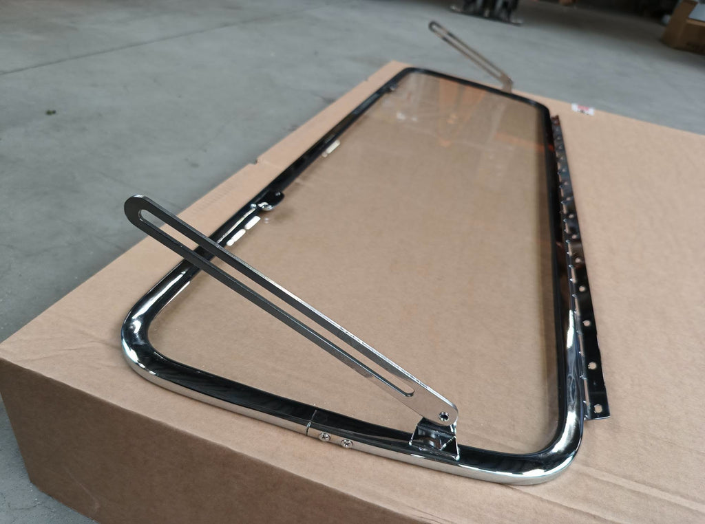 VW T1, T2 Bus | Safari window, rear, High Quality Chrome | 08/63-07/79