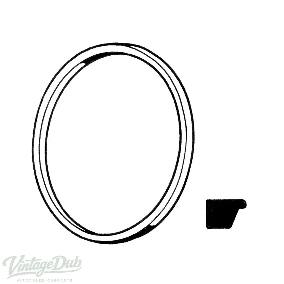 Dichting tussen koplamp en spatbord, per paar detail — KG
