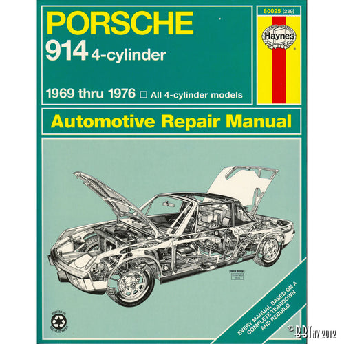 Haynes manuel VW Porsche 914 /4 — VintageDub