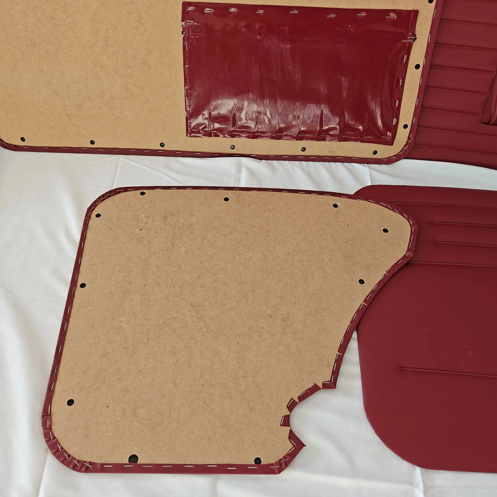 Deurpanelenset burgundy - Kever 08/66- (4st) — VintageDub