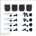 Bumper corner set, 4 pieces with mounting kits | VW T3 Bus 08/79-07/92 | 251 807 123A + 251 807 124A + 251 898 065