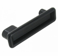 Cupboard door handle without push button, black Westfalia, 8/1967-7/1979