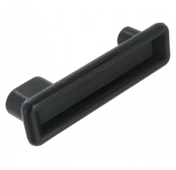 Cupboard door handle without push button, black Westfalia, 8/1967-7/1979