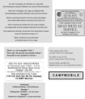 Decal sheet, Westfalia, 7 stickers