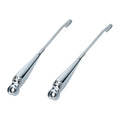 Ruitenwisserarmen set links + rechts, chroom – VW Kever 1200L, 1300 – OEM 111 955 407H + 111 955 408H