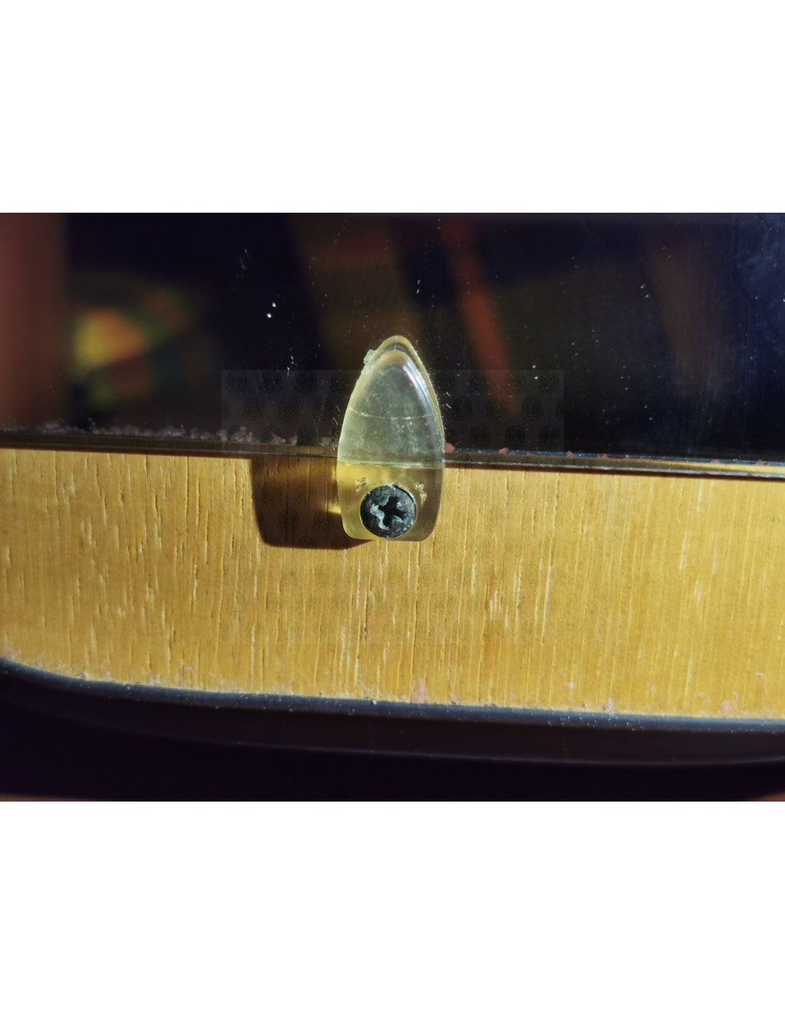Clip for mirror, transparent,  VW T2 Westfalia, 8/1967-7/1979
