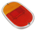 VW T2 Bus, Type 181 | Hella tail light lens European amber and red, quality A (each) | Bus 08/61 - 07/71, Type 181 civilian | 211945241D