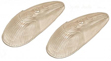 VW Beetle | Hella turn signal lens, clear (per pair) | Beetle 08/60 - 09/63 | 111953161A