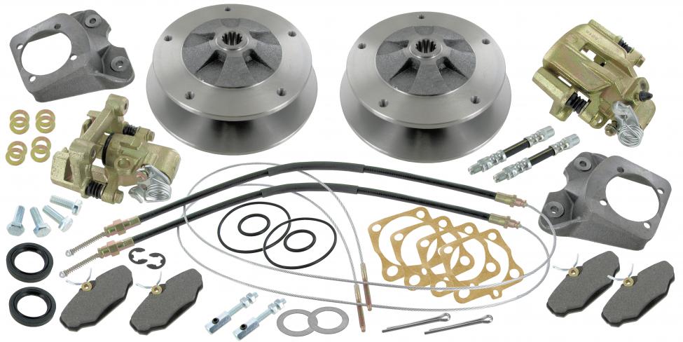 VW Kever / Karmann Ghia | Schijfremmen set achterzijde (5 x 205 mm)