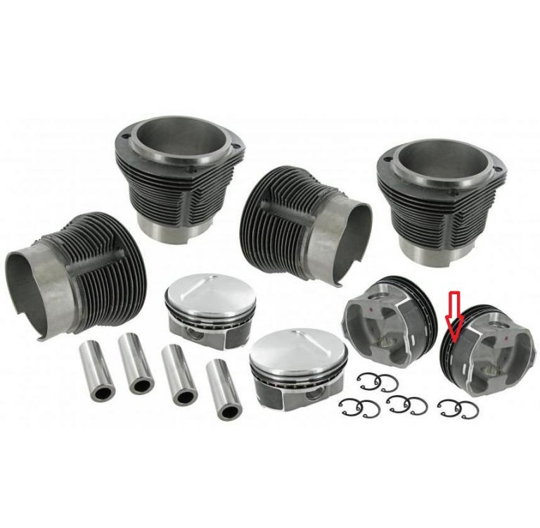 VW T2 Bus / VW T3 Bus | Big-bore cilinder en zuigerset 2366cc Tweede kans