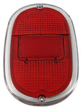 VW T2 Bus, Type 181 | Hella tail light lens red/red (each) | Bus 08/61 - 07/71, Type 181