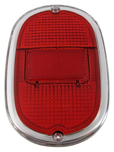 VW T2 Bus, Type 181 | Hella tail light lens red/red (each) | Bus 08/61 - 07/71, Type 181