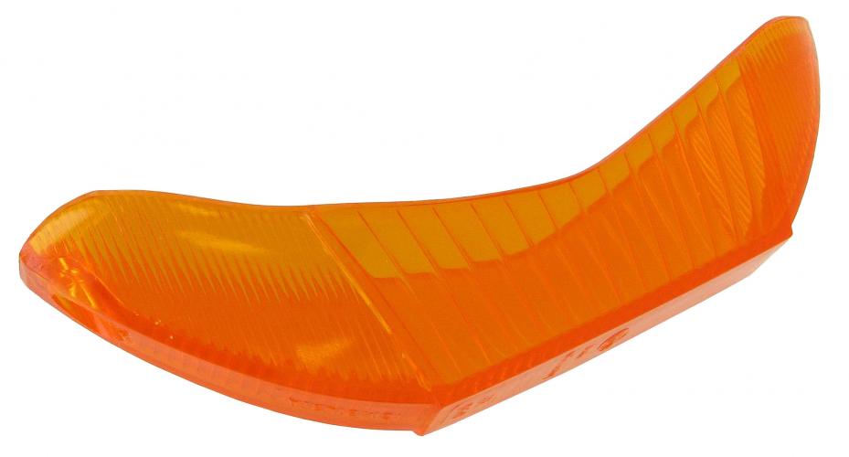VW Type 3 | Hella front turn signal lens amber (orange) (each) | Type 3 08/63 - 07/69 | 311953161B