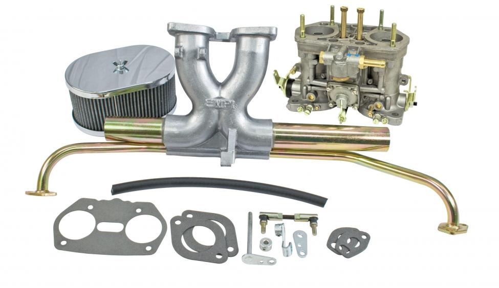 VW Kever / Karmann Ghia / VW Kübel / VW T2 Bus | Carburateur set Centraal geplaatste EMPI HPMX 40