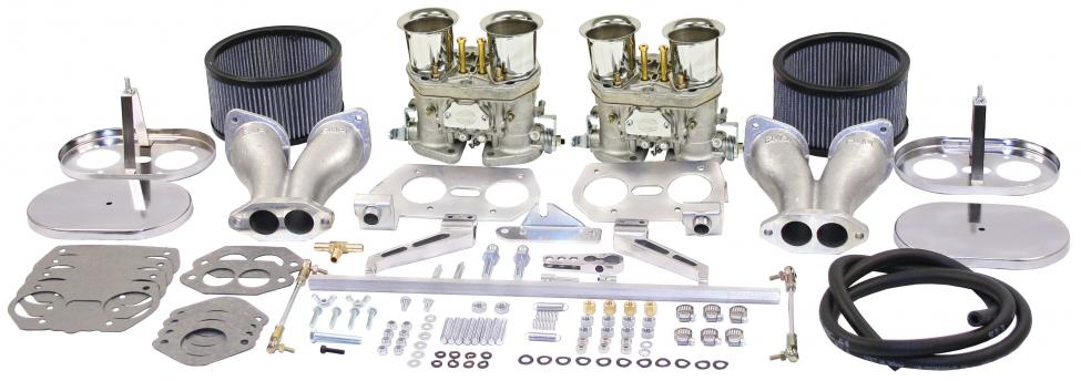 VW Kever / Karmann Ghia / VW Kübel / VW T2 Bus | Dubbele Carburateur set EMPI HPMX 40 mm