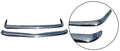 Karmann Ghia | Bumpers zonder rozetten, gepolijst RVS, 08/69 - 07/71