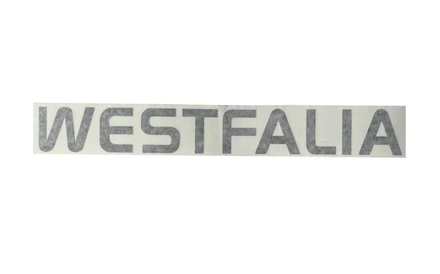 Sticker "WESTFALIA", silver, 45x6cm