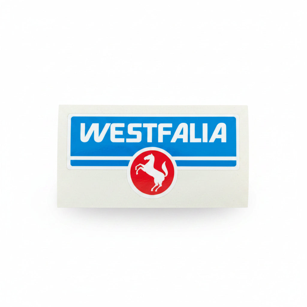 Stickers 'Westfalia' horse, 10x5cm, (antique logo)