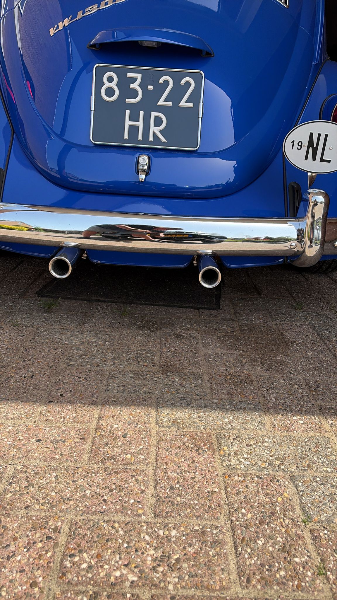 VW Beetle, KG | Exhaust pipe + clamp 'GT Style' - stainless steel