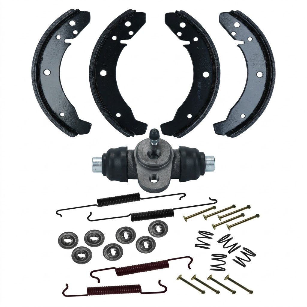 Brake overhaul set rear axle drum | VW Beetle, KG 08/67- | 113 611 053B + 131 609 237C + 113 698 537C