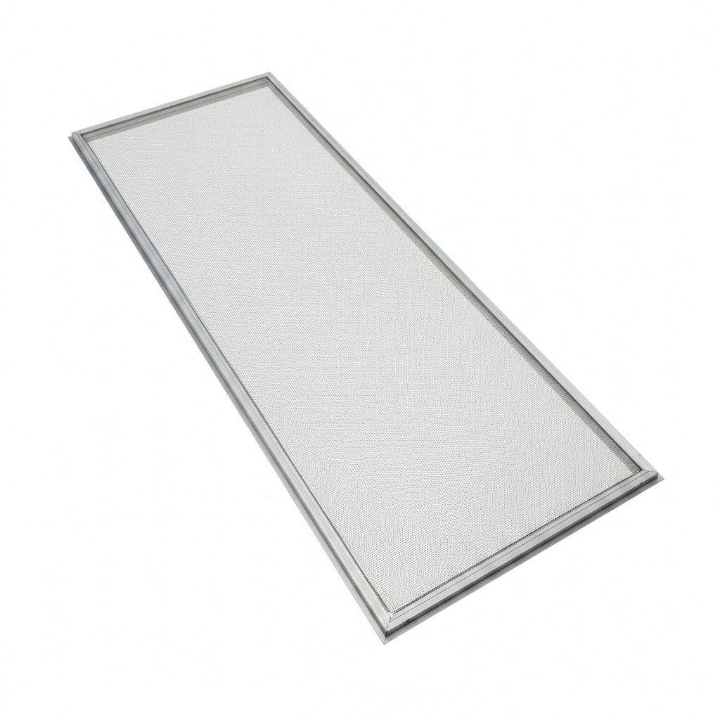 Aluminium mosquito net for louvered jalousie window, delivered with two mounting clips Westfalia 8/1967-7/1979