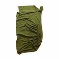 VW T2 Bus | Front cab curtain with snaps, green, Westfalia, 8/1967-7/1979