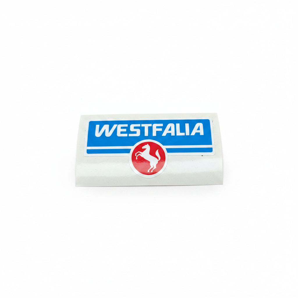 Stickers 'Westfalia' horse, 10x5cm, (antique logo)