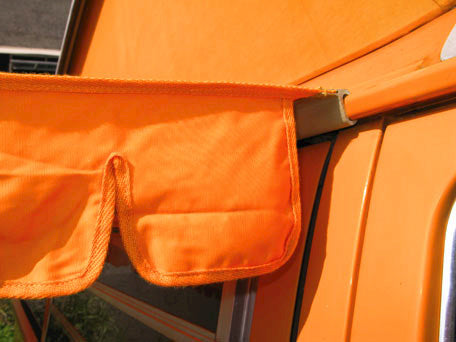 VW T2 Bus | Vintage sun awning, orange, until 07/79