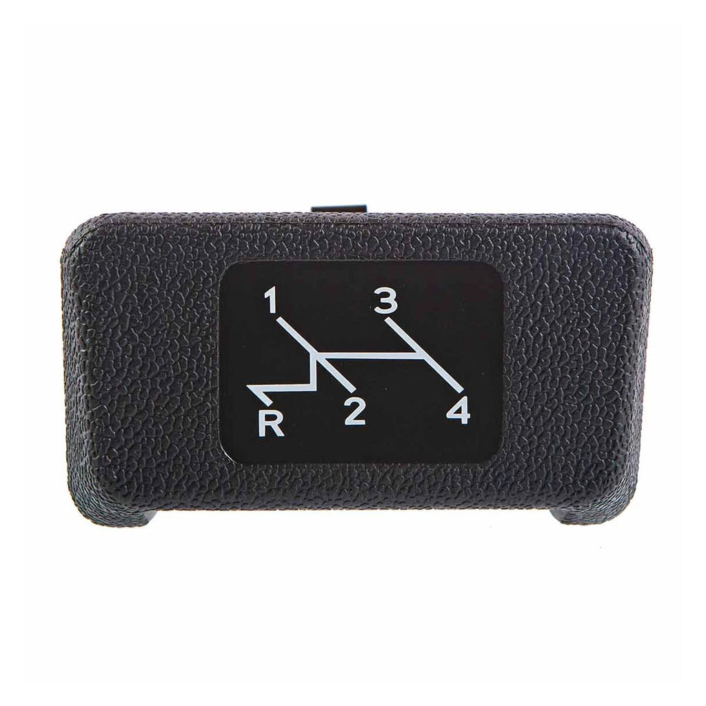 VW T2 Bus | Ashtray, Black with White Shift Pattern, 8/67-7/79