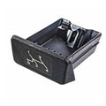 VW T2 Bus | Ashtray, Black with White Shift Pattern, 8/67-7/79