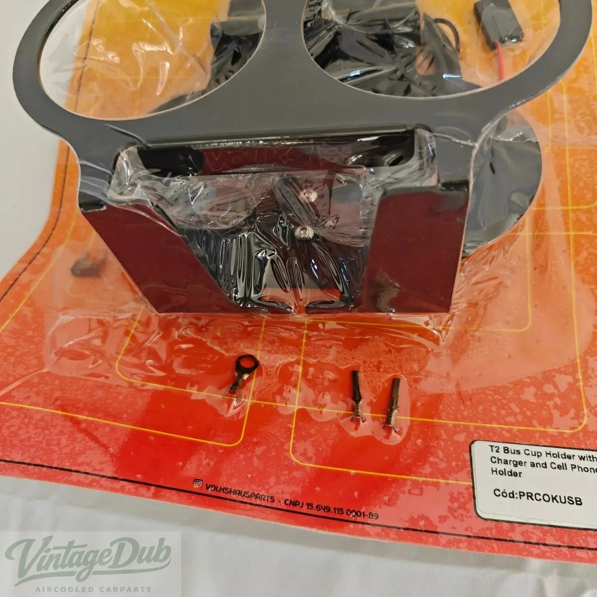 VW T2 USB lader / drank- telefoonhouder voor asbak 12 volt — VintageDub