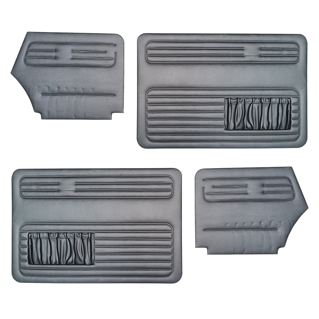 VW Beetle | Door panel set Convertible, black