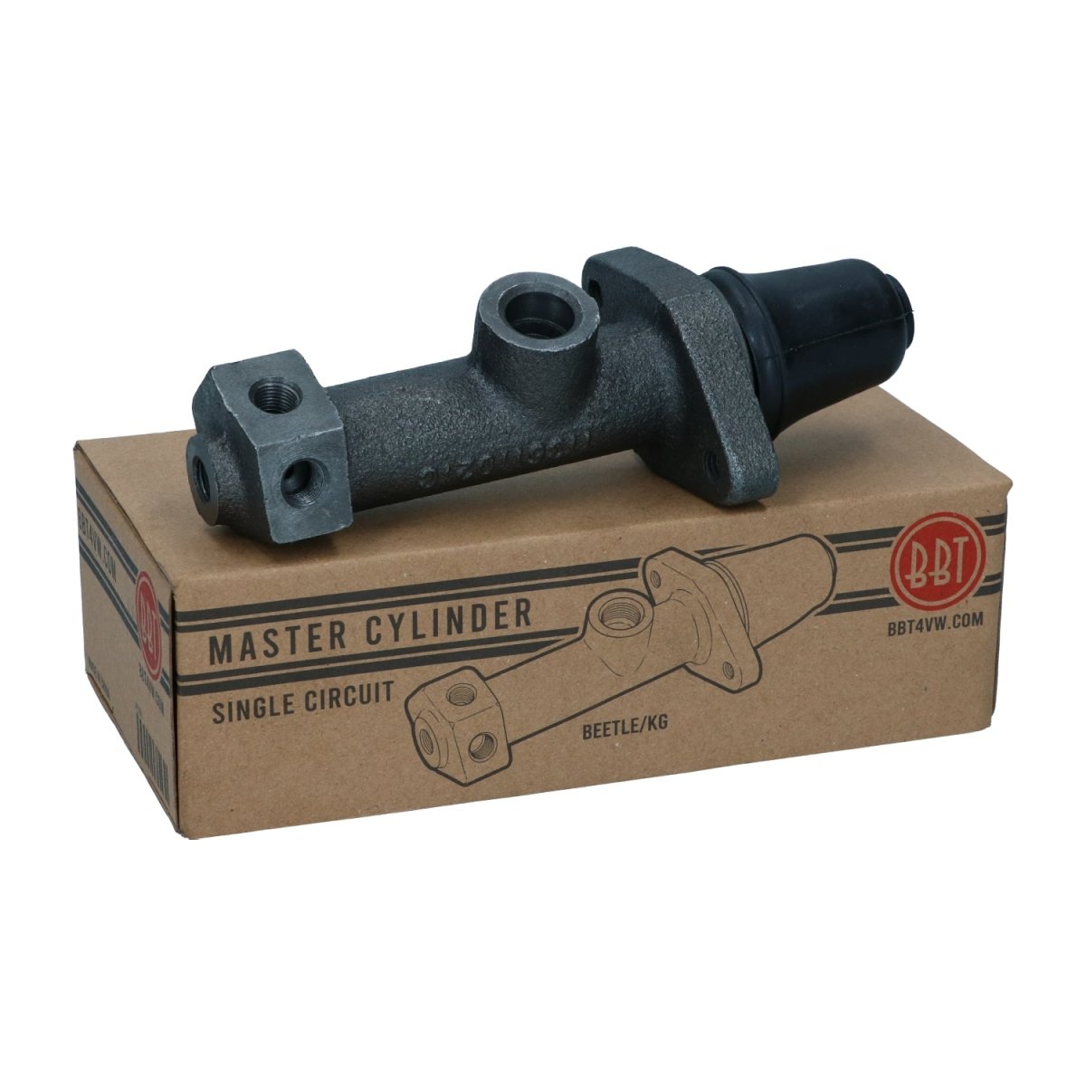 VW Beetle, KG | Master Cylinder 17mm Single Circuit | 08/65-07/67 | 113 611 023B