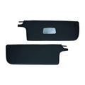 VW Beetle | Sunvisors Convertible Black with Mirror | 08/64-07/72