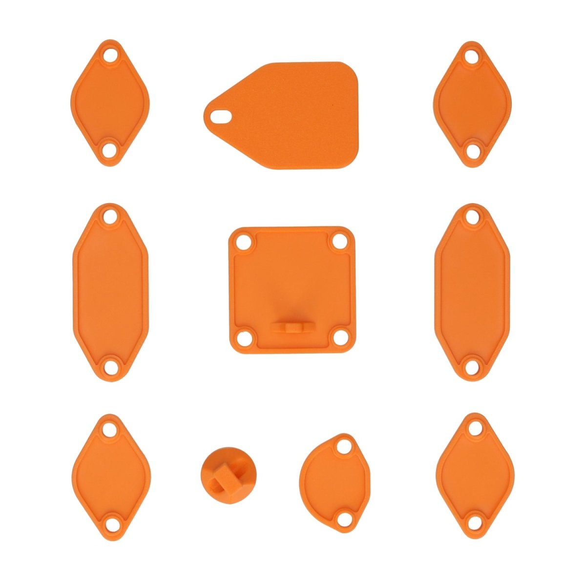 VW T1, T2, Beetle, KG | Engine Block Plugs Set (10-piece) - Dual Port