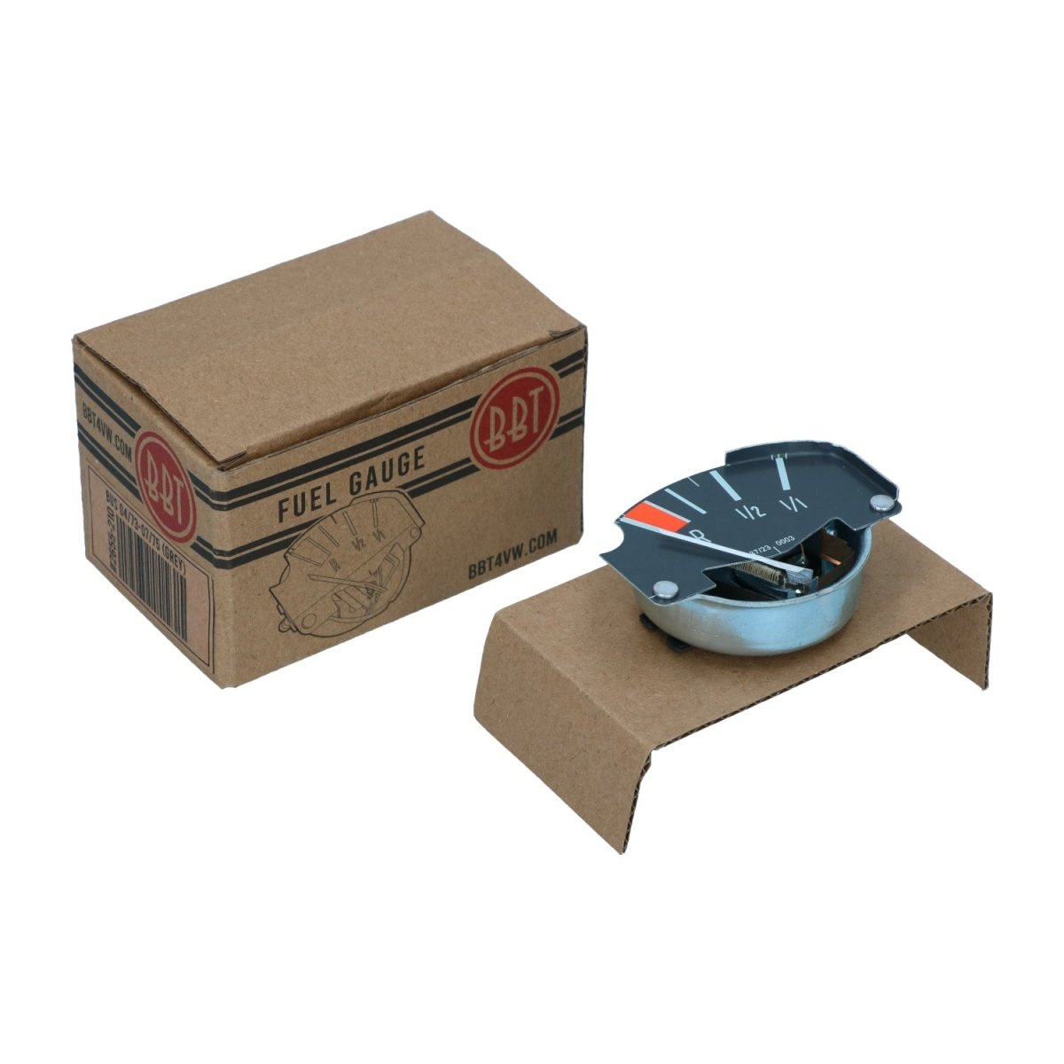 Benzinemeter, grijs detail — T2