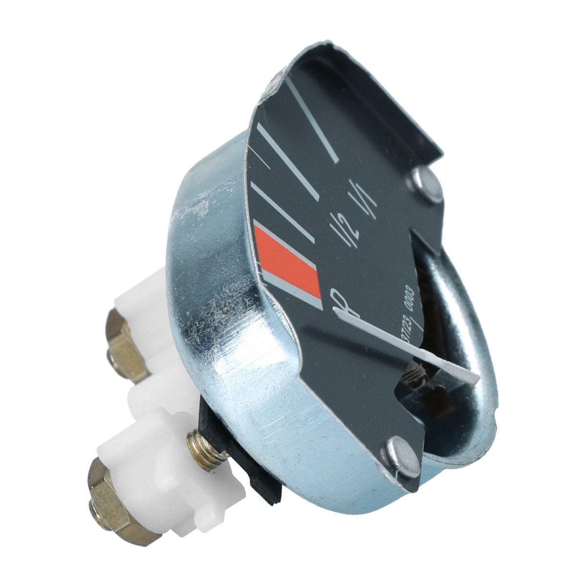 Benzinemeter, grijs detail — T2